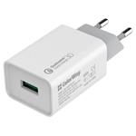 COLORWAY 1x USB/ síťová nabíječka/ 18W/ 100V-240V CW-CHS013Q-WT