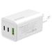 COLORWAY 2x USB-C, 1x USB-A/ síťová nabíječka/ GaN/ PD/ PPS/ 100W/ Bílá CW-CHS061PD-WT