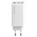 COLORWAY 2x USB-C, 1x USB-A/ síťová nabíječka/ GaN/ PD/ PPS/ 100W/ Bílá CW-CHS061PD-WT