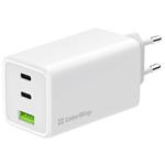 COLORWAY 2x USB-C, 1x USB-A/ síťová nabíječka/ GaN/ PD/ PPS/ 100W/ Bílá CW-CHS061PD-WT