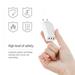 COLORWAY 2x USB-C, 1x USB-A/ síťová nabíječka/ GaN/ PD/ PPS/ 65W/ Bílá CW-CHS058PD-WT