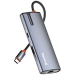 COLORWAY 6v1 USB hub/ 1x USB-C/ 1x HDMI/ 3x USB-A/ 1x RJ45 CW-HUB02
