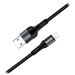 Colorway Datový Kabel USB/ Apple Lightning/ 2.4A/ Nylon/ 1m/ Černý