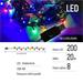 COLORWAY LED řetěz/ vnitřní / 200 LED / délka 20m / více barevný / 8 funkcí/ napájení USB CW-G-200L20UMC