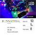 COLORWAY LED řetěz/ vnitřní / 50 LED / délka 5m / více barevný/ 8 funkcí/ napájení USB CW-G-50L5UMC