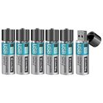 Colorway nabíjecí baterie AA 1200mAh/ USB/ 1.5V/ 6ks v balení CW-UBAA-07