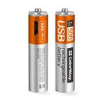 Colorway nabíjecí baterie AAA 400mAh/ USB/ 1.5V/ 2ks v balení CW-UBAAA-01