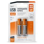 Colorway nabíjecí baterie AAA 590mAh/ USB-C/ 1.5V/ 2ks v balení CW-UBAAA-09