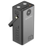 COLORWAY powerbanka/ 60 000mAh/ 4x USB QC3.0/ USB-C Power Delivery 65W/ LED/ Černá CW-PB600LPA5BK-PDD