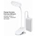 Colorway stolní LED lampa / CW-DL02B-B/ Integrovaná baterie / Klip/ Bílá CW-DL10FCB-W