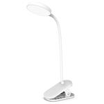 Colorway stolní LED lampa / CW-DL02B-B/ Integrovaná baterie / Klip/ Bílá CW-DL10FCB-W