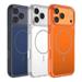 Comma kryt Crystal Shield Magnetic Case pre iPhone 17 Pro Max - Translucent Orange 6942297143388