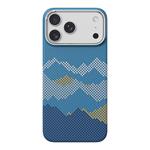Comma kryt Woven Kevlar Magnetic Shockproof Case pre iPhone 17 Pro Max - Mountain View 6942297136915