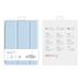 Comma puzdro Joy Series PU Case With Pencil Slot pre iPad 10-11 Gen 2022/2025 - Gray 6938595380303