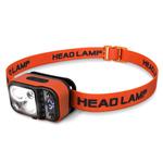 CONNECT IT BLINK 200R LED čelovka, 4 režimy svícení, pohybový senzor,dobíjecí baterie (USB-C),oranžová CLI-9010-OR