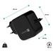 CONNECT IT C-Power Mini univerzální notebookový adaptér USB-C, PD 67 W, ČERNÝ CNP-1660-BK