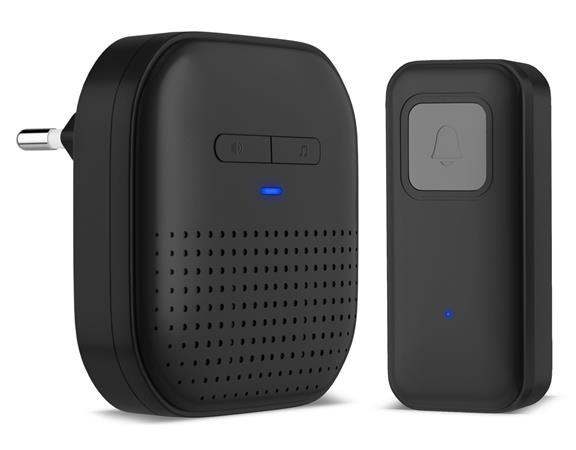 CONNECT IT DOORBELL bezdrátový zvonek do zásuvky ČERNÝ CDB-1010-BK
