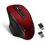 CONNECT IT Dual SmartSwitch bezdrátová myš, USB-A + C (+1x AA baterie zdarma), ČERVENÁ CMO-3100-RD