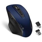CONNECT IT Dual SmartSwitch bezdrátová myš, USB-A + C (+1x AA baterie zdarma), MODRÁ CMO-3100-BL