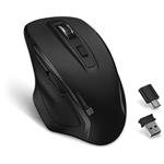 CONNECT IT Dual SmartSwitch bezdrátová myš, USB-A + C, ČERNÁ (+1x AA baterie zdarma) CMO-3100-BK