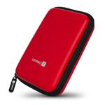 CONNECT IT HardShellProtect pevné skořepinové ochranné pouzdro na 2,5" HDD, červené CFF-5000-RD