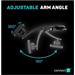 CONNECT IT InCarz ArmAngle univerzální magnetický držák do auta, 4 magnety, KARBON CMC-5005-CA