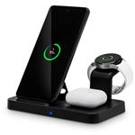CONNECT IT MultiCharge 3v1 bezdrátová Qi nabíječka pro SAMSUNG, ČERNÁ CWC-9050-BK