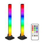 CONNECT IT NEO RGB LED světlo,10 úrovní intenzity, hudební režim,2ks, ČERNÉ