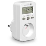 CONNECT IT PowerMeter měřič spotřeby el. energie, display, dětská pojistka CES-2010-WH