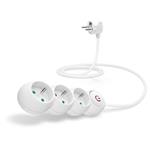 CONNECT IT prodlužovací kabel 230 V, 3 zásuvky, 1,5 m, s vypínačem (bílý) CES-1014-WH
