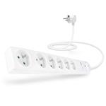 CONNECT IT prodlužovací kabel s přepěťovou ochranou ,6 zásuvek, 1,5 m (bíla) CES-1510-WH