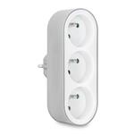 CONNECT IT Rozbočovací adaptér Tripple Split , 3 zásuvky (bíla) CES-0010-WH