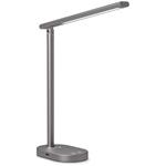CONNECT IT SHINE stolní LED lampička,USB výstup, ŠEDÁ CLI-7030-GY