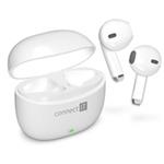 CONNECT IT Sluchátka True Wireless SonicBass, špunty do uší s mikrofonem, Bluetooth, bílá CEP-1100-WH