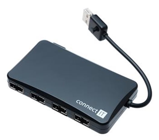 CONNECT IT USB 2.0 HUB se 4 oboustrannými porty REVERSE CI-141