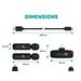 CONNECT IT Wireless Lavalier mikrofon Lightning konektor (2 ks + receiver) set ČERNÝ CMI-1010-BK