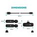 CONNECT IT Wireless Lavalier mikrofon USB-C konektor (2 ks + receiver) set ČERNÝ CMI-1011-BK