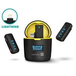 CONNECT IT Wireless mikrofon ClipMic Pro Lightning (2 ks + receiver) set ČERNÝ CMI-1021-BK