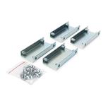 Connection set for Unique and Dynamic Basic racks, 4 pieces, galvanized, incl. screws steel brackets incl. s DN-19 BGL-1
