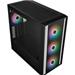 Cooler Master case MasterBox 600, bez zdroje, 3x 140mm ARGB Fan, 1x 120mm ARGB Fan, černá MB600-KGNN-S00