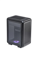 Cooler Master case MasterFrame 400 Mesh Black, mATX, Průhledná bočnice,1x 120mm ARGB Fan, Černá MF400M-KHNN-S00