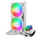 Cooler Master vodní chladič MasterLiquid 240 Core II, 2x240mm, LGA1851, AM5, bílá MLW-D24M-A18PA-RW