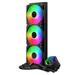Cooler Master vodní chladič MasterLiquid 360 Core II, 3x120mm, LGA1851, AM5, černá MLW-D36M-A18PA-R1