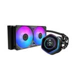 Cooler Master vodní chladič MasterLiquid Atmos II LCD 240, 2x120mm, LGA1851, AM5, černá MLX-D24M-A25SZ-L1