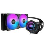 Cooler Master vodní chladič MasterLiquid Core Nex Digital 240 Black ARGB, 2x 120mm, ARGB, LGA1851, AM5 MLX-D24M-A18PA-RD