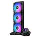 Cooler Master vodní chladič MasterLiquid Core Nex Digital 360 Black ARGB, 3x 120mm, ARGB, LGA1851, AM5 MLX-D36M-A18PA-RD
