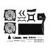 Cooler Master vodní chladič MasterLiquid ML240L RGB, univ. socket, 240mm PWM fan MLW-D24M-A20PC-R1