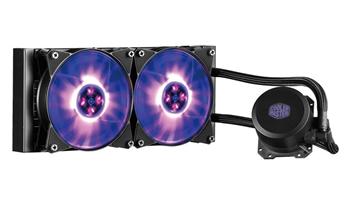 Cooler Master vodní chladič MasterLiquid ML240L RGB, univ. socket, 240mm PWM fan MLW-D24M-A20PC-R1