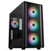CoolerMaster case MasterBox 600, 4x ARGB Fan, ATX, čierna, bez zdroja MB600-KGNN-S00