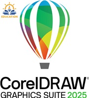CorelDRAW Graphics Suite 2025 Education Perpetual License (incl. 1 Yr CorelSure Maintenance)(251+) LCCDGS2025EDU14